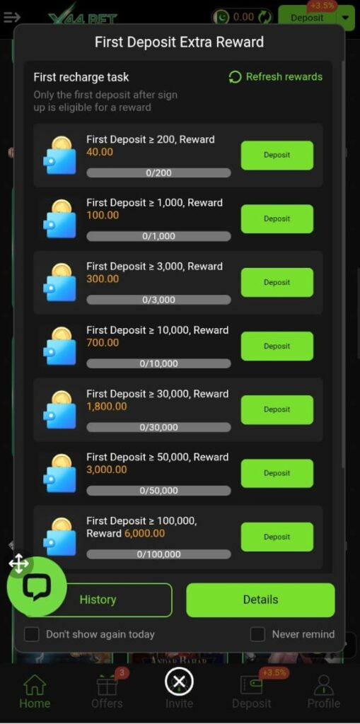 X44.BET Rewards